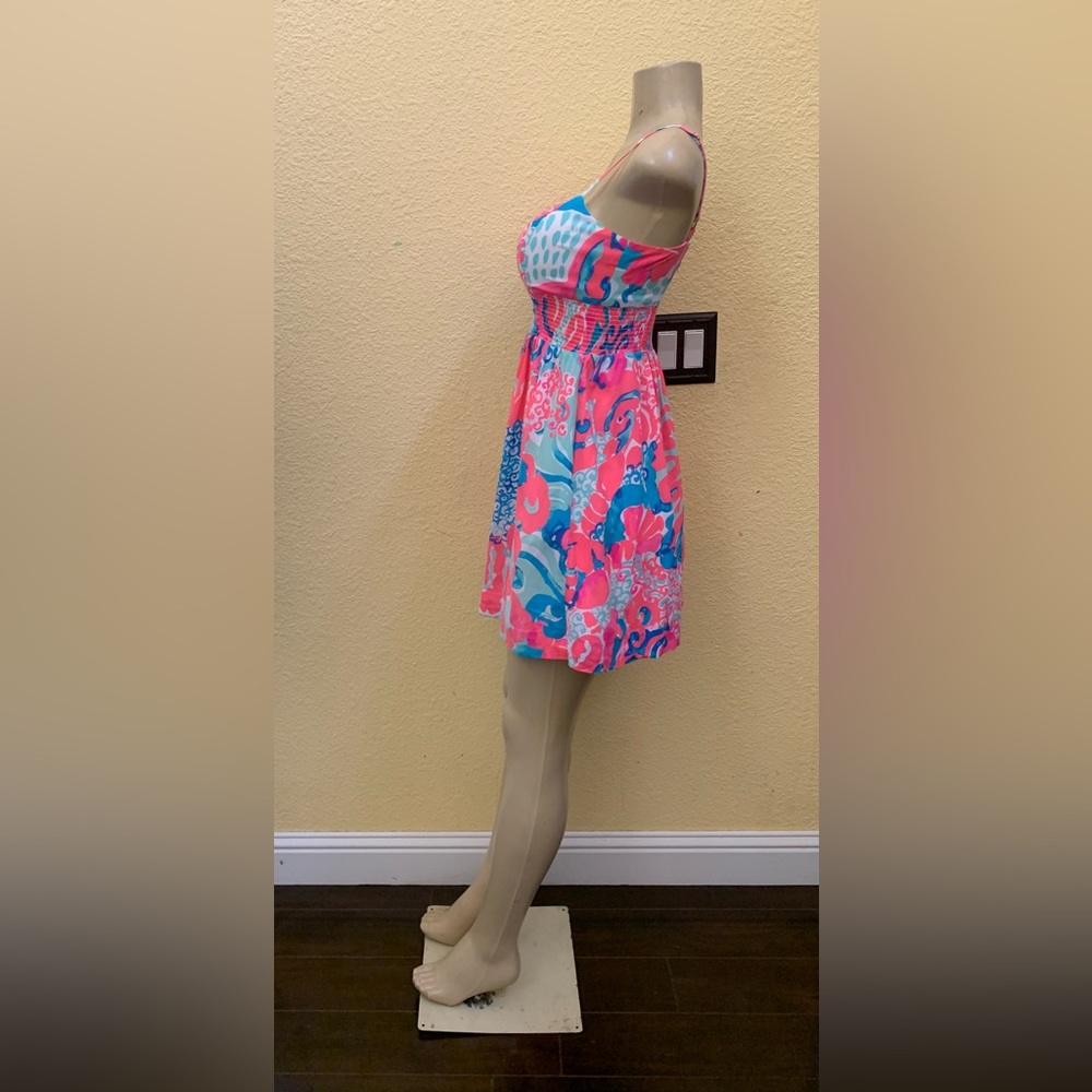 NWT $178 Lilly Pulitzer Size 2 Christine I’m So Jelly Multicolored Print Dress - Picture 8 of 12